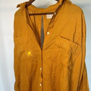 Urban Outfitters Oversize Button Down Top